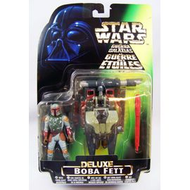 Figurine Boba Fett Deluxe Avec Sac A Dos Lance Missile Explosif Star Wars Guerre Des Etoiles