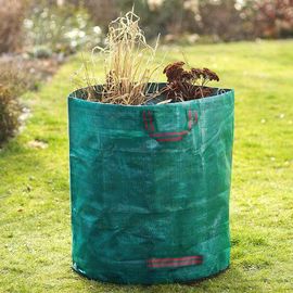 Sac de Jardin Pliable XXL 272L en PP Robuste + Cerclage - Contenant Spécial Jardinage