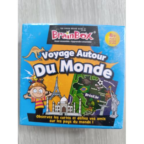 Brainbox "Voyage Autour Du Monde" Jeux Pour 8 Ans Et +