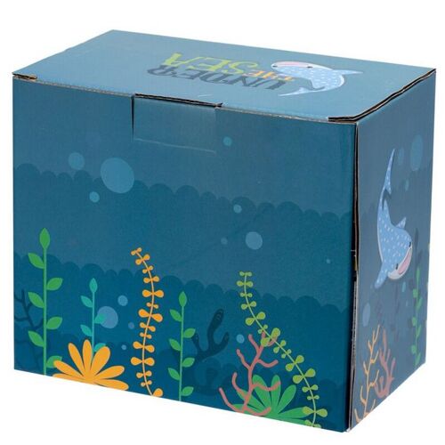 Whale Shark Ceramic Shaped Handle Mug