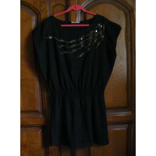 Robe Noire Camaieu - Taille 44