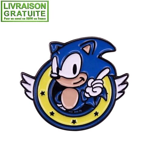 Pin'S Pins Métal Sonic The Hedgehog (Réf 1a)