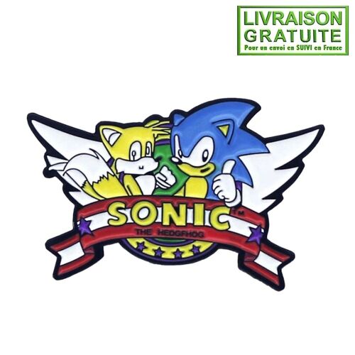 Pin'S Pins Métal Sonic Et Renard Tails