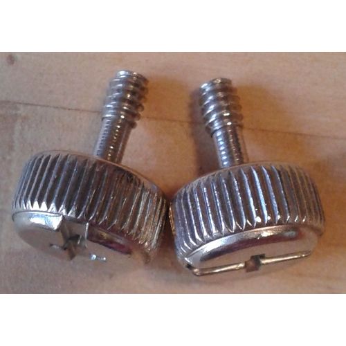 2 Vis Têtes Cylindrique ⌀12mm Cruciformes/Plat Argentés L.16mm Diamètre 3mm Filetage 4mm