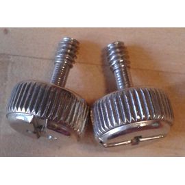 2 Vis Têtes Cylindrique ⌀12mm Cruciformes/Plat Argentés L.16mm Diamètre 3mm Filetage 4mm
