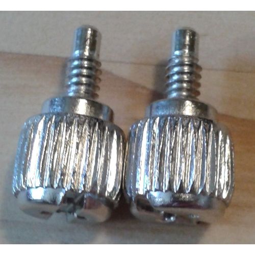 2 Vis Têtes Cylindrique ⌀10mm Cruciformes/Plat Argentés L.18mm Diamètre 3mm Filetage 8mm