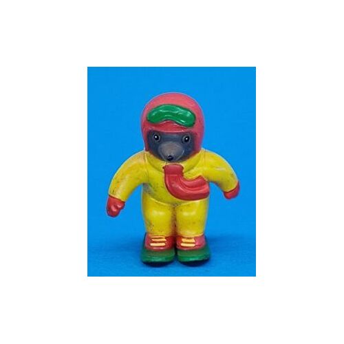 Figurine Petit Ours Brun À Ski