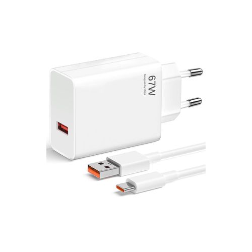 67w Chargeur Rapide Usb Pour Redmi Note 13 Pro 5g/ 12 Pro/ 11 Pro,Chargeur Turbo Avec 6a Câble Usb C Pour Xiaomi Redmi 14/13/12/11 Ultra/12 Lite/12x,Poco M6 Pro/Poco X6 Pro 5g/ Poco X6/ Poco X5 Pro