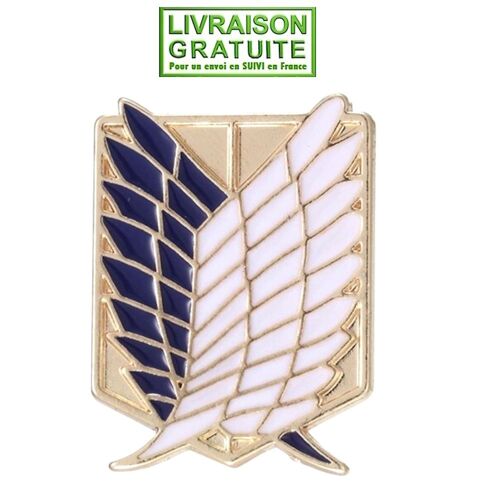 Pin'S Pins Métal Manga Attaque Des Titans Anime Attack On Titan (Réf 2b)