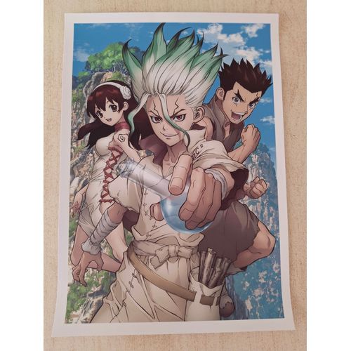 Affiche / Poster De La Série Animée "Dr Stone" - 29,7 X 42 Cm