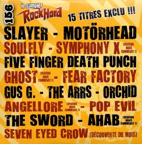 Le Sampler Rock Hard N° 156 _ (Cd Collector 15 Titres ; Pochette Cartonnée ; 2015)