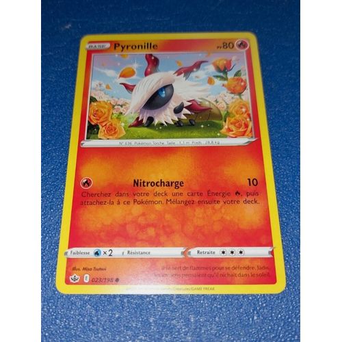 Carte Card Pokémon Pyronille 023 198