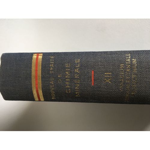 Traute De Chimie Minérale Tome 12 Vanadium Niobium Tantale Protactinium