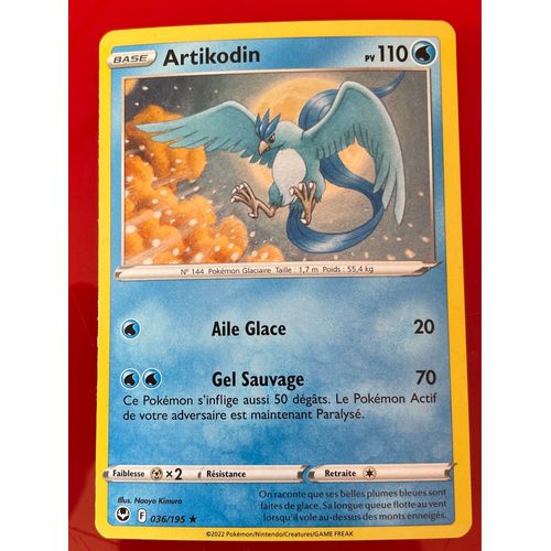 Artikodin 036holographique De Tempête Argenté 036 Du Duo Pack 