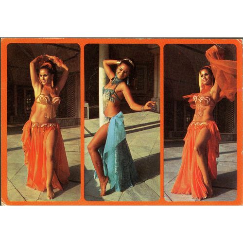 Carte Postale Danseuse Ahlem, Étoile D'orient, Tunisie