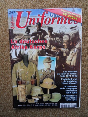 Gazette Des Uniformes N°247 De Juillet/Août 2006