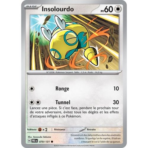 Carte Pokémon - Insolourdo - 079/131 - Ev 8.5 - Evolutions Prismatiques