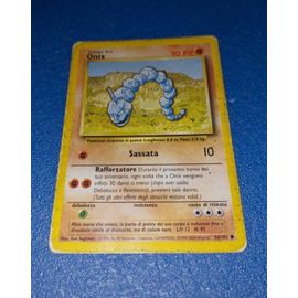 Carte Card Pokémon Onix 56 102 Pokemon Italienne
