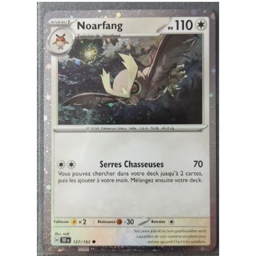 Pokemon Noarfang Holo 127 / 162 Forces Temporelles