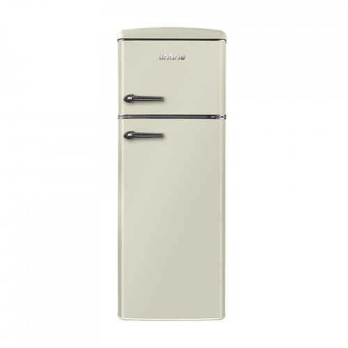 Réfrigérateur congélateur 2 portes retro Arzy LJDD206CREAM 206 Litres crème