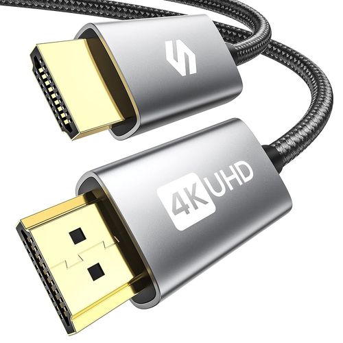 KALANKA-Câble HDMI 1m 4K, Câble HDMI 2.0 Supporte 4K@60Hz, HDR, Arc, 3D, 2K, 1080P, Ethernet, Câble HDMI 1m Compatible avec TV 4K Ultra HD, Blu-Ray, PS4/5, Xbox One/360, Projecteur, Barre de Son