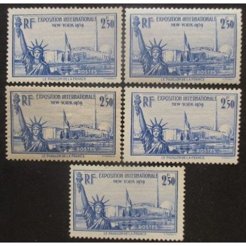 France N°458 X 5 Neuf **