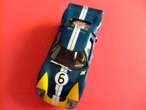 Voiture Scalextric Ford Gt 40 Vert 6 Altaya Reproduction De La Voiture Exin 1968