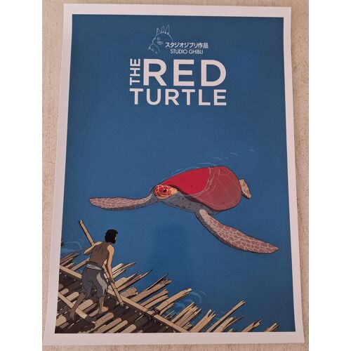 Affiche / Poster Du Film " La Tortue Rouge" De Michael Dudok De Wit - 29,7 X 42 Cm