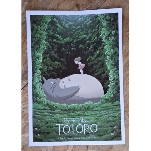 Affiche / Poster Du Film D'animation "Mon Voisin Totoro" - 29,7 X 42 Cm