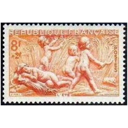 France 1949, Très Beau Timbre Neuf** Luxe Yvert 860, Les Quatre Saisons Par Edmée Bouchardon L'été.