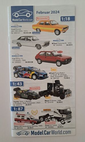 Catalogue Modélisme Model Car World Février 2024-Model Car World