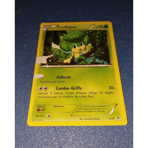Carte Card Pokémon Feuillajou 2 39