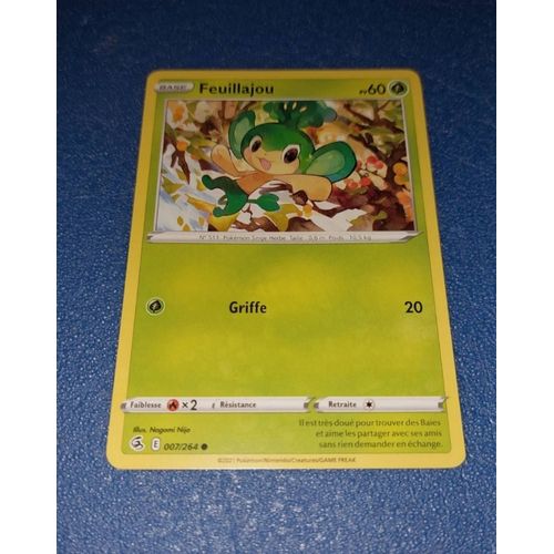 Carte Card Pokémon 007 264 Feuillajou 007 264