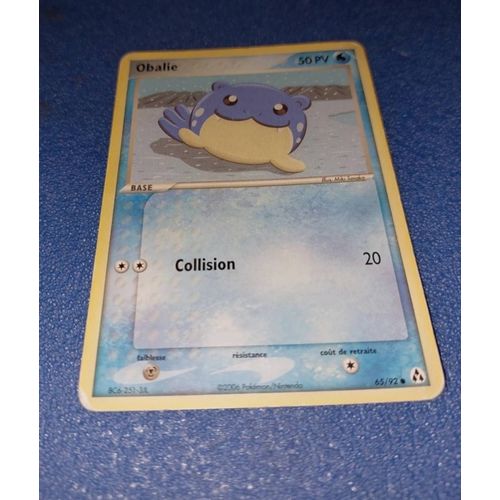 Carte Card Pokemon Obalie 65 92