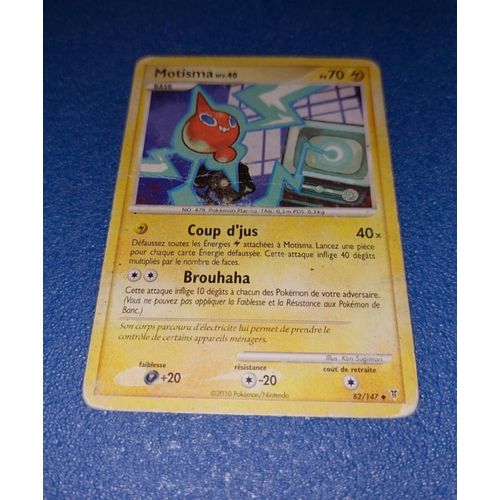 Carte Card Pokémon Motisma 82 147