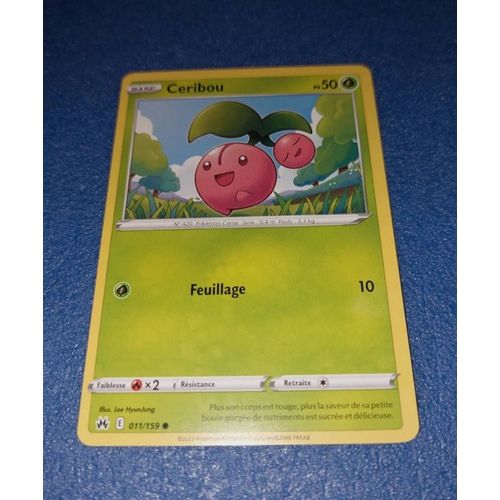 Carte Card Pokémon Ceribou 011 159