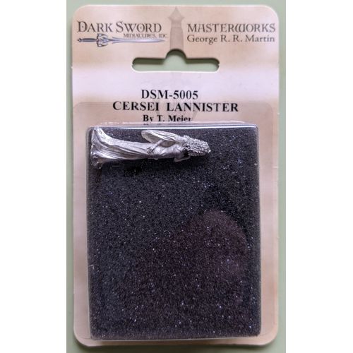 Figurine Villageois Dark Sword Miniatures Game Of Thrones Miniatures 2007 - Dsm-5005 Cersei Lannister By T. Meier - Pour Jeux De Rôles Donjons Et Dragons D&d Ad&d Warhammer - Pour In Nomine Satanis