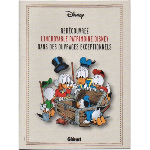 Livret Promotionnelle Disney : Livret Promotionnelle Disney, Hors-Série Glénat