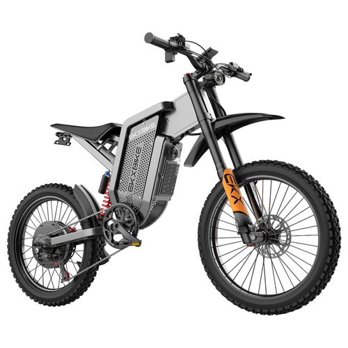 Ekxbike X21 Max Vélo Électrique, Moteur 3000 W, Batterie 60 V 30 Ah, Pneu Vtt 19 X 2 Pouces, Vitesse Maximale 85 Km/H, Autonomie 90 Km