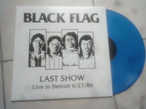 Black Flag Last Show Lp Live Detroit 86 Vynil Couleur Rare 
