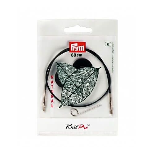 Cable Natural 40 À 150 Cm Aigu. Circulaires/Crochet Interchangeables - Prym - Knitpro 60cm Marron
