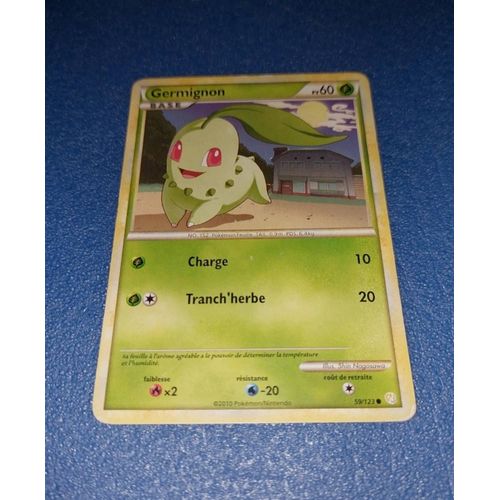 Carte Card Pokemon Germignon 59 123