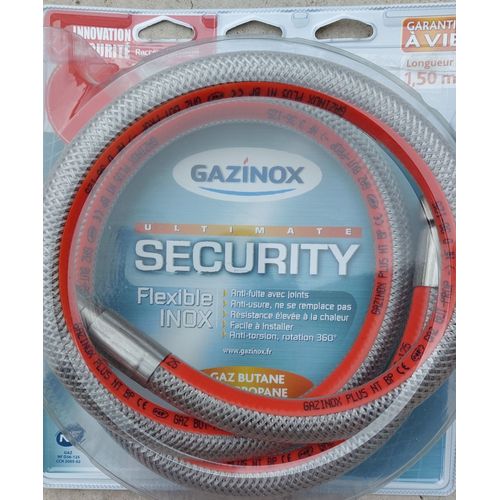 Flexible gaz butane / propane Gazinox - Longueur 1 m50