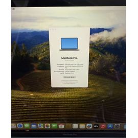 Apple MacBook Pro - 16" Intel Core i7 - 2.6 Ghz - Ram 16 Go - SSD 512 Go - Gris Sidéral