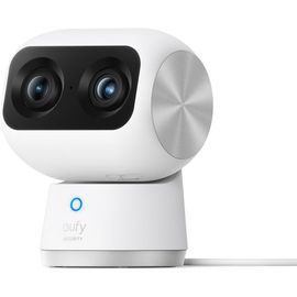 Indoor Cam S350,Caméra À Double Objectif,Caméra De Surveillance 4k Uhd Avec Zoom×8 Et Rotation/Inclinaison 360°,Idéale Pour Babyphone Pour Animaux De Compagnie/Sécurité