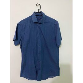 Chemise Coupe Droite Manches Courtes À Motif Marine Kiabi