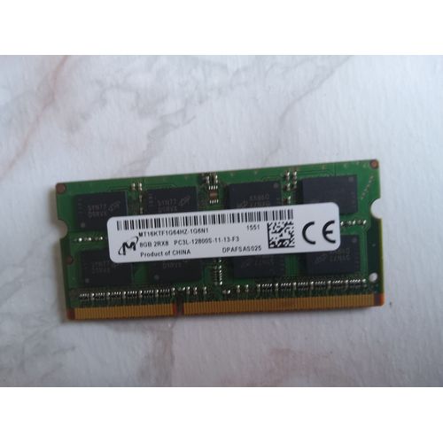 Barrette mémoire pour PC portable 8GB