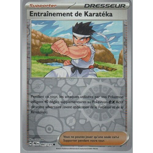 Carte Pokémon - Entrainement De Karatéka - 097/131 - Reverse - Ev8,5 Evolutions Prismatiques