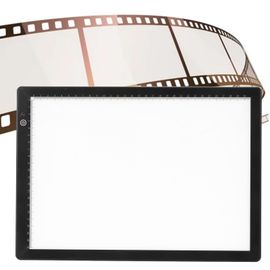 Visionneuse de diapositives Ultra mince, format A4, 3 modes de luminosité, édition par application, LED souple, scanner de diapositives alimenté par USB pour films négatifs