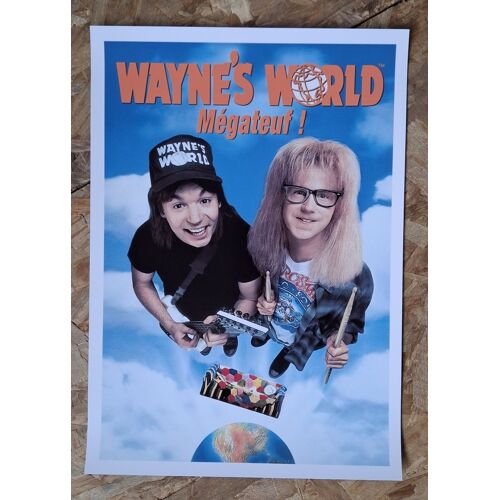 Affiche / Poster Du Film "Wayne's World" Avec Mike Myers - 29,7 X 42 Cm